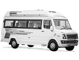 A Mini Bus Vehicle Mostly Chosen By Big Families and Groups Going on Long Outstation Trips in India